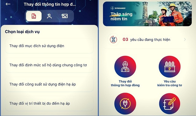 Chỉ với một chạm khách hàng có thể theo dõi chỉ số điện hàng ngày - Ảnh 1