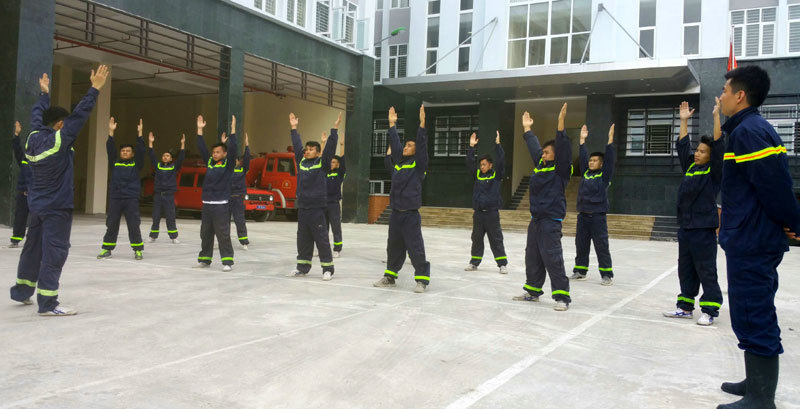 Hình ảnh rèn luyện thường nhật của lính cứu hỏa Hà Nội - Ảnh 2