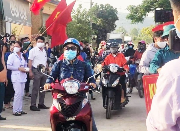 Nghệ An: Gỡ lệnh phong tỏa 5 thôn tại thị xã Hoàng Mai - Ảnh 1