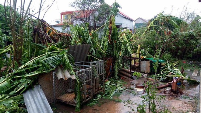 Toàn cảnh bão số 10 tàn phá miền Trung, Hà Tĩnh - Quảng Bình thiệt hại nặng nề - Ảnh 18