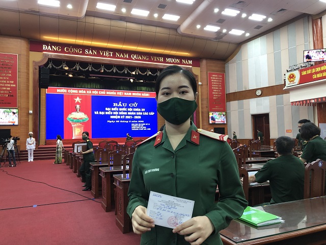 Hơn 5,4 triệu cử tri Thủ đô Hà Nội náo nức đi bầu cử đại biểu Quốc hội và HĐND các cấp nhiệm kỳ 2021 - 2026 - Ảnh 81
