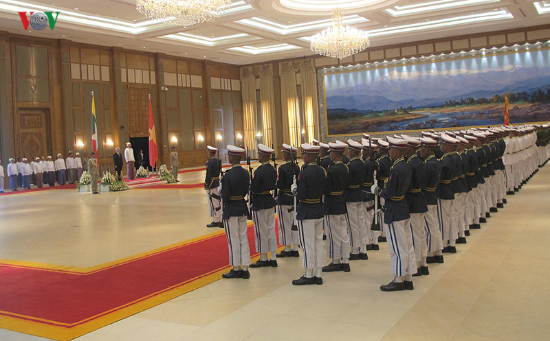 Hình ảnh ngày đầu Tổng Bí thư Nguyễn Phú Trọng thăm Myanmar - Ảnh 7