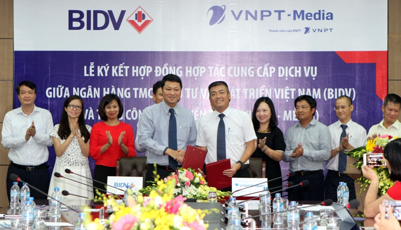 BIDV và VNPT-Media ký kết cung cấp dịch vụ thanh toán điện tử - Ảnh 1