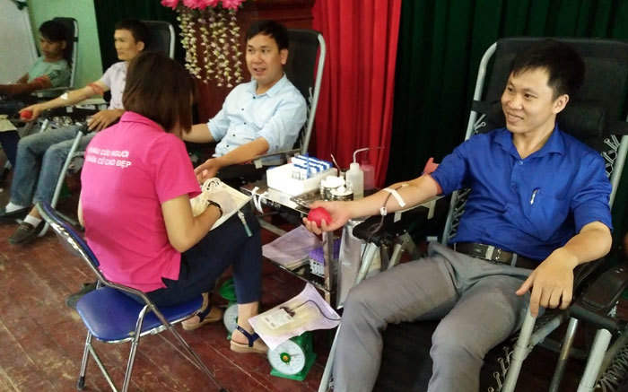 Phúc Thọ: Hơn 200 người tham gia hiến máu tình nguyện - Ảnh 1