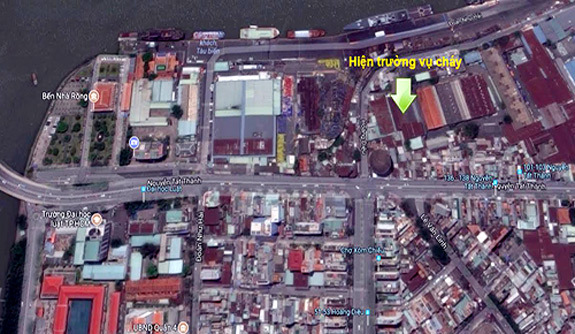 Biển lửa bao trùm kho hàng trong cảng Sài Gòn - Ảnh 2