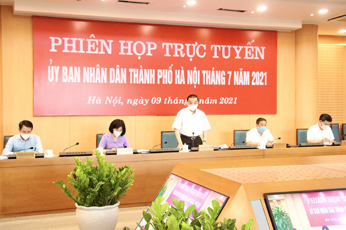 Tập thể UBND TP Hà Nội xem xét, cho ý kiến một số nội dung trình HĐND TP - Ảnh 1