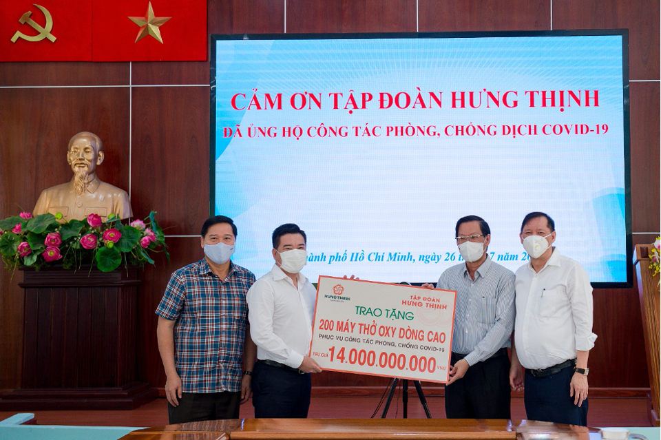 Tập đoàn Hưng Thịnh hỗ trợ khẩn TP Hồ Chí Minh hàng chục tỷ đồng phòng chống dịch Covid-19 - Ảnh 1