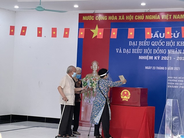 Hơn 5,4 triệu cử tri Thủ đô Hà Nội náo nức đi bầu cử đại biểu Quốc hội và HĐND các cấp nhiệm kỳ 2021 - 2026 - Ảnh 113