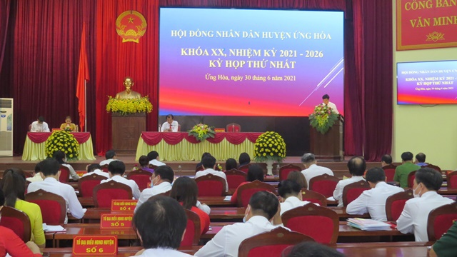 Ông Phạm Anh Tuấn tái đắc cử chức danh Chủ tịch UBND huyện Ứng Hòa - Ảnh 1