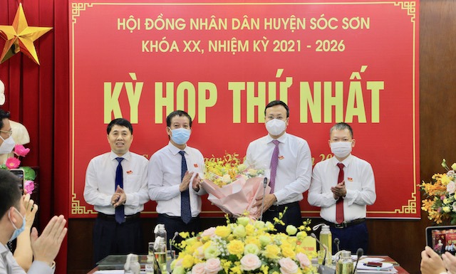 Ông Phạm Quang Thanh được bầu làm Chủ tịch HĐND huyện Sóc Sơn khóa XX - Ảnh 1