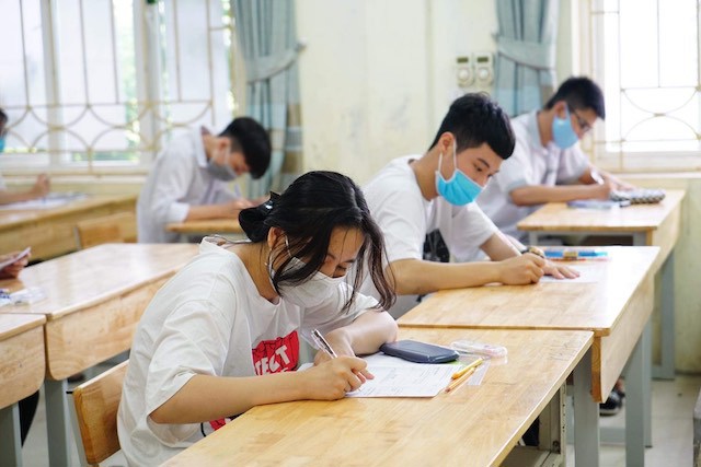 Huyện Mê Linh không có trường hợp nào vi phạm quy chế thi tuyển sinh lớp 10 THPT - Ảnh 1