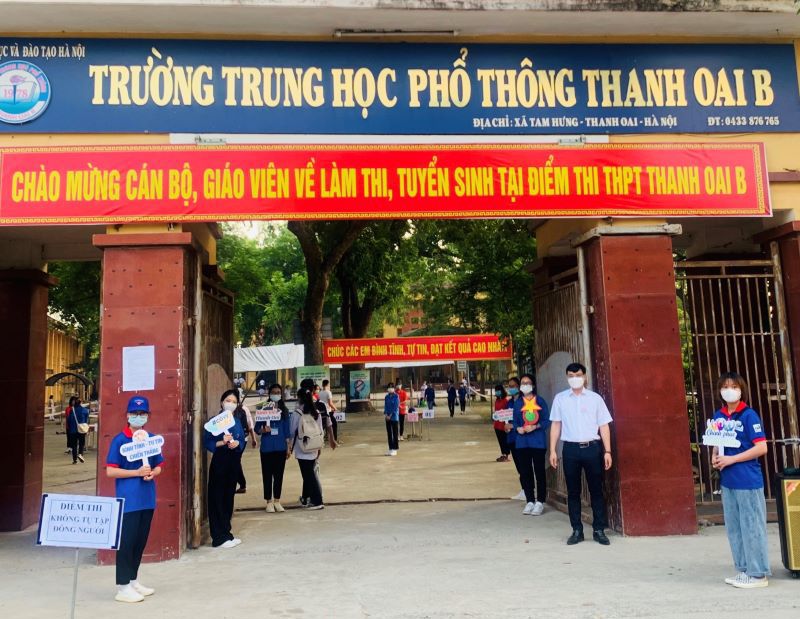 Thanh Oai: Hỗ trợ tối đa cho thí sinh tham gia kỳ thi tốt nghiệp THPT - Ảnh 1