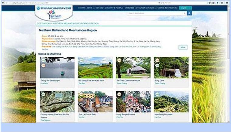 Diện mạo mới của trang web quảng bá du lịch Việt Nam - Ảnh 1
