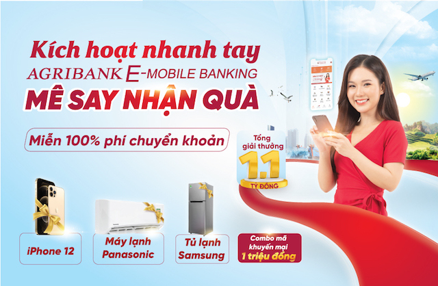 “Kích hoạt nhanh tay – Mê say nhận quà" cùng ứng dụng Agribank E-Mobile Banking - Ảnh 1