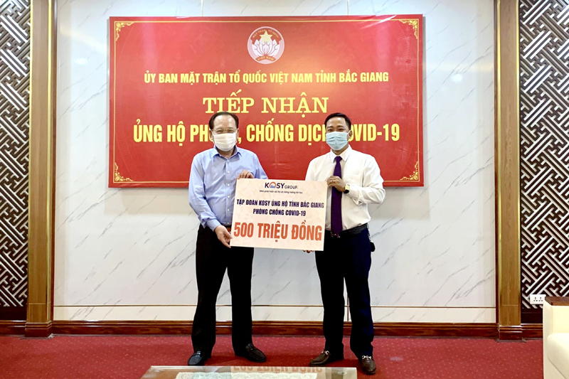 Tập đoàn Kosy trao tặng 3 tỷ đồng ủng hộ Quỹ vắc xin phòng Covid-19 Việt Nam - Ảnh 2