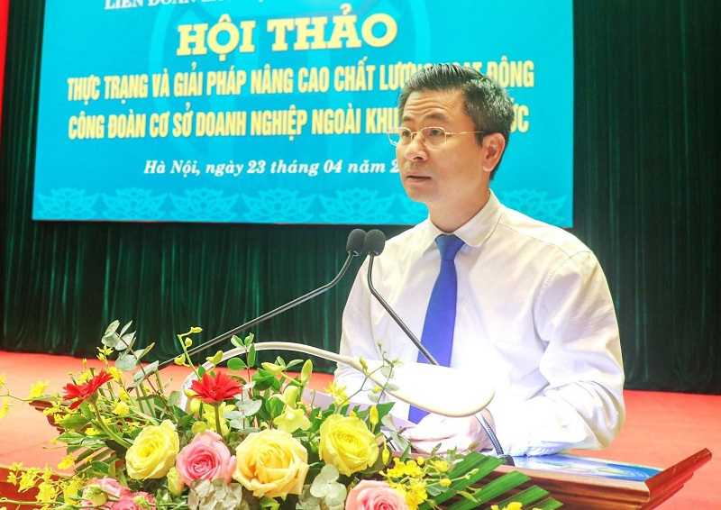 Hà Nội: Tìm giải pháp nâng cao chất lượng hoạt động công đoàn tại doanh nghiệp ngoài Nhà nước - Ảnh 2