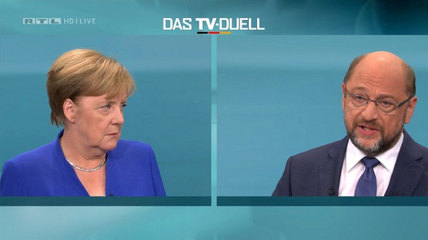 Bà Merkel áp đảo đối thủ trong cuộc tranh luận trực tiếp - Ảnh 1