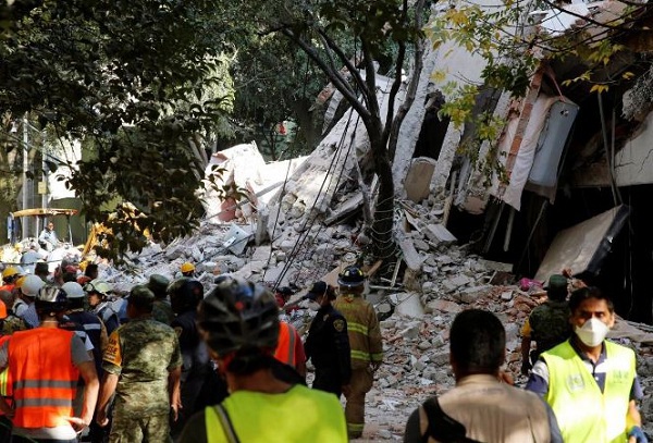 Động đất đánh sập hàng loạt tòa nhà ở Mexico, hơn 119 người thiệt mạng - Ảnh 1