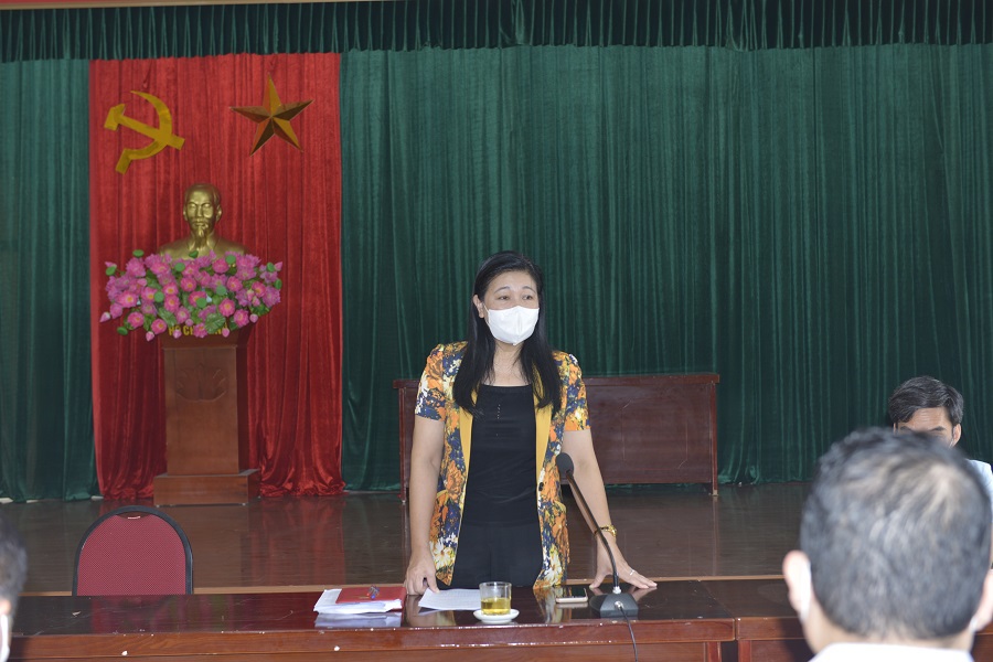Chủ tịch Uỷ ban MTTQ TP Nguyễn Lan Hương: Thị xã Sơn Tây cần kỹ lưỡng trong triển khai các biện pháp phòng chống dịch Covid-19 - Ảnh 1