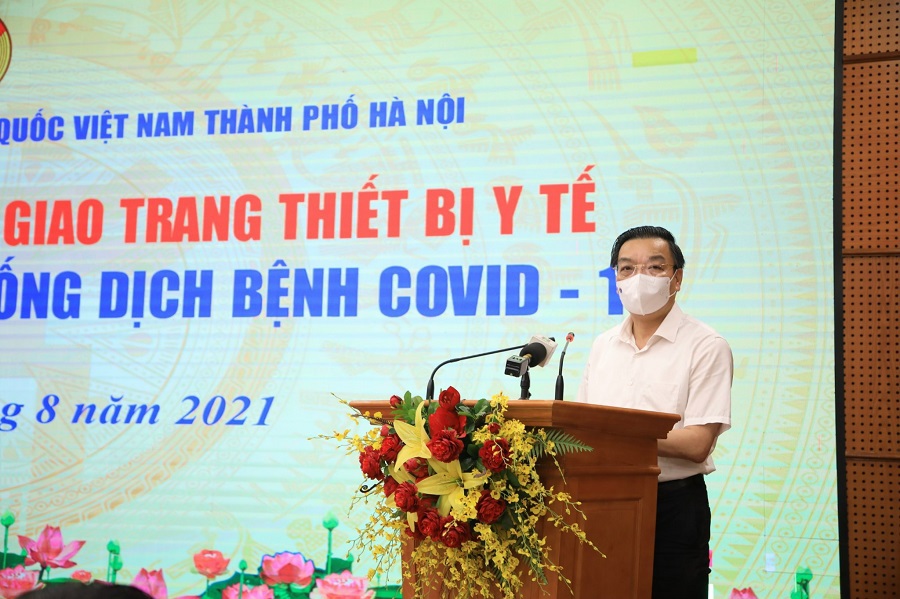 Chủ tịch UBND TP Chu Ngọc Anh: Sự chung tay của người dân, doanh nghiệp là nguồn tiếp sức tích cực phòng chống dịch - Ảnh 1
