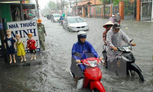 Nhiều khu vực tại TP Hồ Chí Minh lại ngập sâu do mưa lớn - Ảnh 1