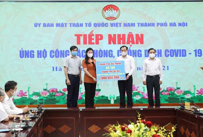 Hà Nội: Khuyến khích người dân, doanh nghiệp ủng hộ Quỹ vaccine phòng, chống dịch Covid-19 - Ảnh 1