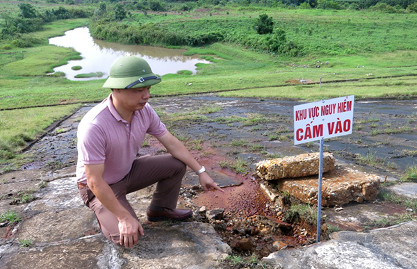 Hoàn thành xử lý sự cố thấm đập hồ Núi Cốc vào cuối tháng 7 - Ảnh 1