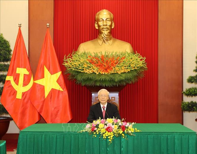 Tổng Bí thư Nguyễn Phú Trọng điện đàm với Bí thư thứ nhất Đảng Cộng sản Cuba - Ảnh 1