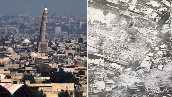 Vụ nổ tung nhà thờ Hồi giáo ở Mosul chứng tỏ IS sắp bị đánh bại? - Ảnh 1