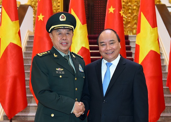 Thủ tướng tiếp Phó Chủ tịch Quân ủy Trung ương Trung Quốc - Ảnh 1