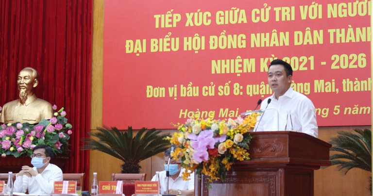 Cử tri quận Hoàng Mai đánh giá cao chương trình hành động của các ứng cử viên đại biểu HĐND TP Hà Nội khóa XVI - Ảnh 2