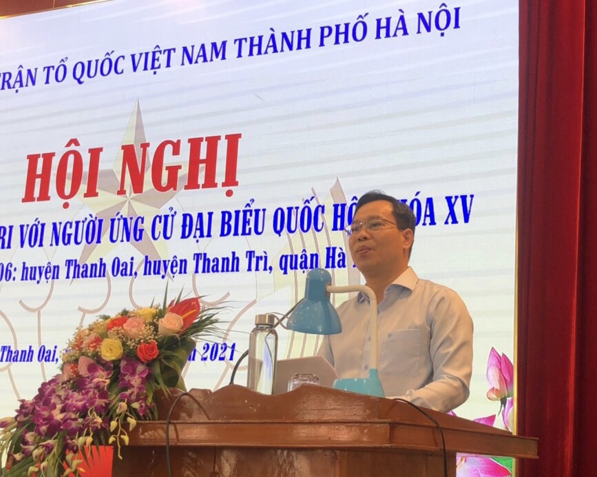 Cử tri Thanh Oai kỳ vọng các ứng cử viên đại biểu Quốc hội giữ đúng lời hứa với Nhân dân - Ảnh 3