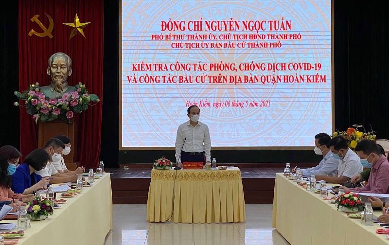 Chủ tịch Ủy ban Bầu cử TP Nguyễn Ngọc Tuấn: Tăng tuyên truyền để cử tri trân trọng, nêu cao ý thức trách nhiệm với từng lá phiếu - Ảnh 3