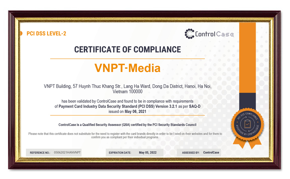 VNPT Pay nhận chứng chỉ bảo mật quốc tế quan trọng PCI DSS - Ảnh 2