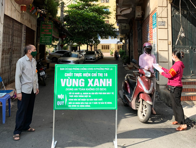 Hà Đông: Phường đầu tiên xây dựng “vùng xanh” trong phòng, chống dịch Covid-19 - Ảnh 2