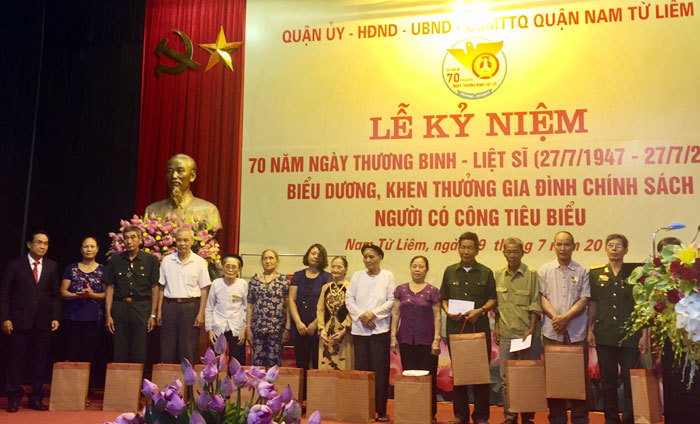 Quận Nam Từ Liêm kỷ niệm 70 năm ngày thương binh, liệt sỹ - Ảnh 1