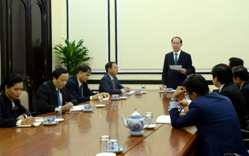 Chủ tịch nước làm việc với lãnh đạo Hội đồng Tư vấn Kinh doanh APEC - Ảnh 1