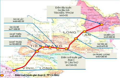 Khởi động tuyến đường sắt 3,6 tỷ USD nối TP Hồ Chí Minh - Cần Thơ - Ảnh 1