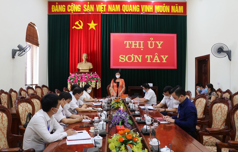 Thị xã Sơn Tây: Phát huy tinh thần tự quản trong cộng đồng để phòng, chống dịch Covid-19 - Ảnh 3