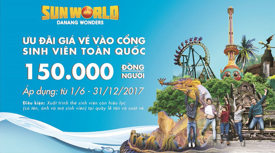 Sun World Danang Wonders (Asia Park) giảm 50% giá vé cho sinh viên toàn quốc - Ảnh 6