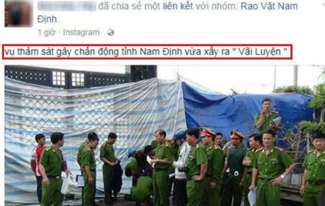 Công an Nam Định nói về thông tin "thảm sát 8 người chết" - Ảnh 1