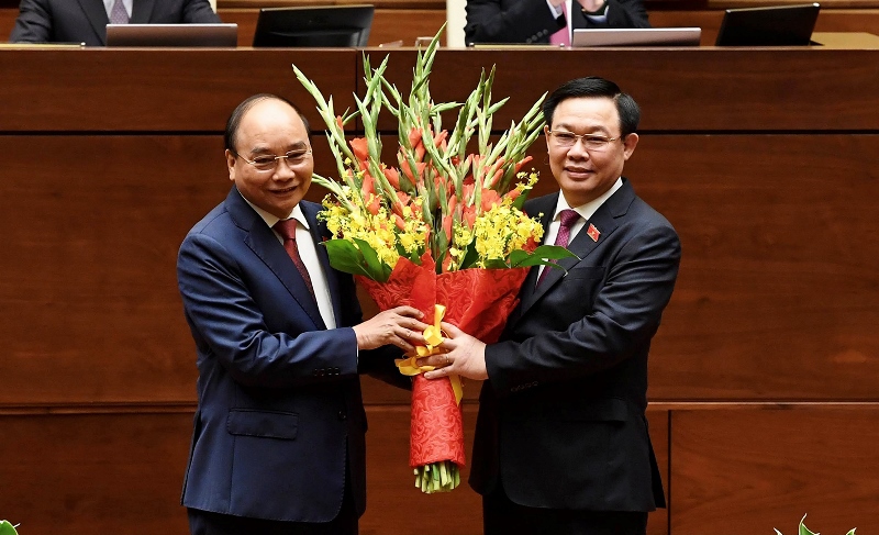 Chủ tịch nước Nguyễn Xuân Phúc tuyên thệ nhậm chức sau khi tái đắc cử - Ảnh 2