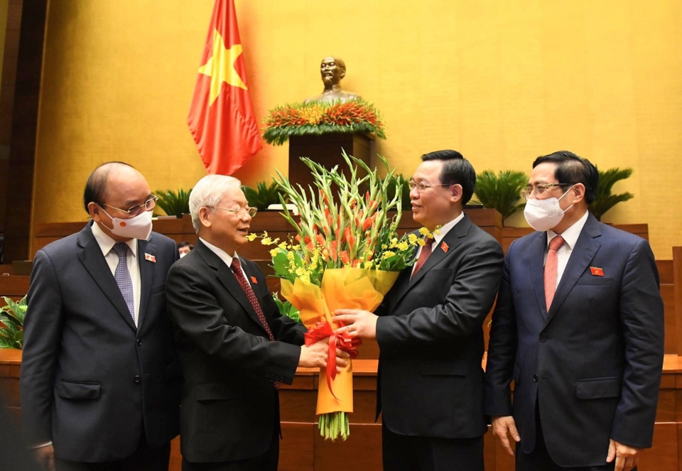 Tổng Bí thư Nguyễn Phú Trọng: Quốc hội ưu tiên xây dựng mới, bổ sung luật ở các lĩnh vực trọng điểm, tạo bứt phá trong phát triển - Ảnh 5