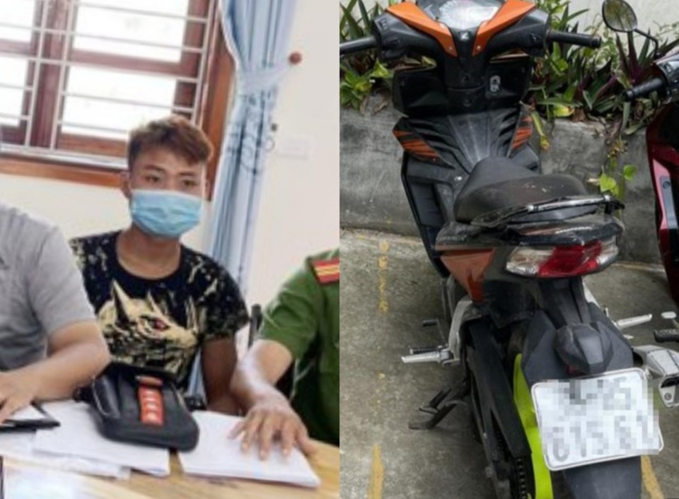 Bắt đối tượng trộm cắp xe máy ở Hà Nội đi hơn 500km về quê để tiêu thụ - Ảnh 1
