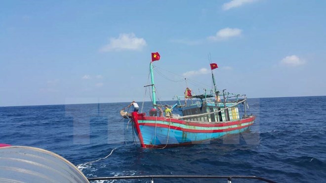 Tàu cá bị lật úp trên đường đi tránh trú bão, 3 ngư dân vẫn mất tích - Ảnh 1