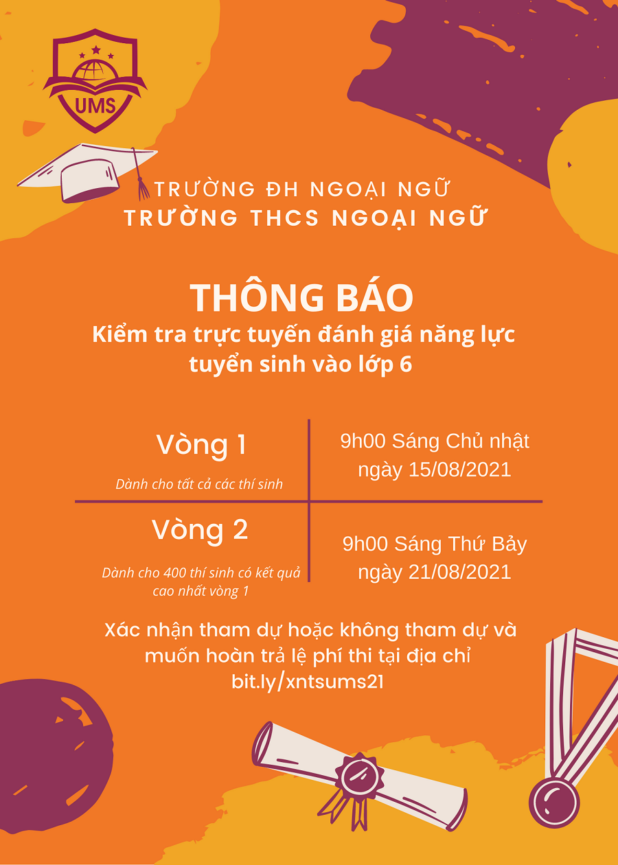 Trường THCS Ngoại ngữ kiểm tra đánh giá năng lực vào lớp 6 bằng hình thức trực tuyến - Ảnh 1