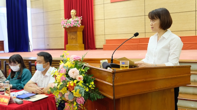Người ứng cử đại biểu HĐND TP Hà Nội tiếp xúc cử tri huyện Sóc Sơn - Ảnh 5