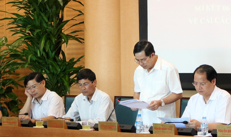 Hà Nội: Quận Long Biên và Sở Tài chính đứng đầu về Chỉ số CCHC năm 2016 - Ảnh 1