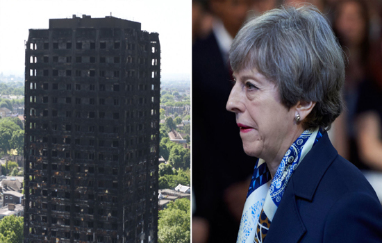 Thủ tướng Anh xin lỗi do ứng phó chậm trong vụ cháy tháp London - Ảnh 1