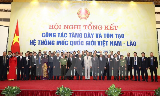 Hoàn thành tôn tạo mốc quốc giới Việt-Lào là sự kiện trọng đại - Ảnh 1